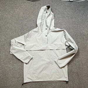 Alyth Active Grey / White Active Running Anorak Windbreaker Mens Medium